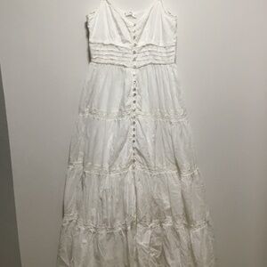 Vintage Cottagecore MNG Adjustable Dress